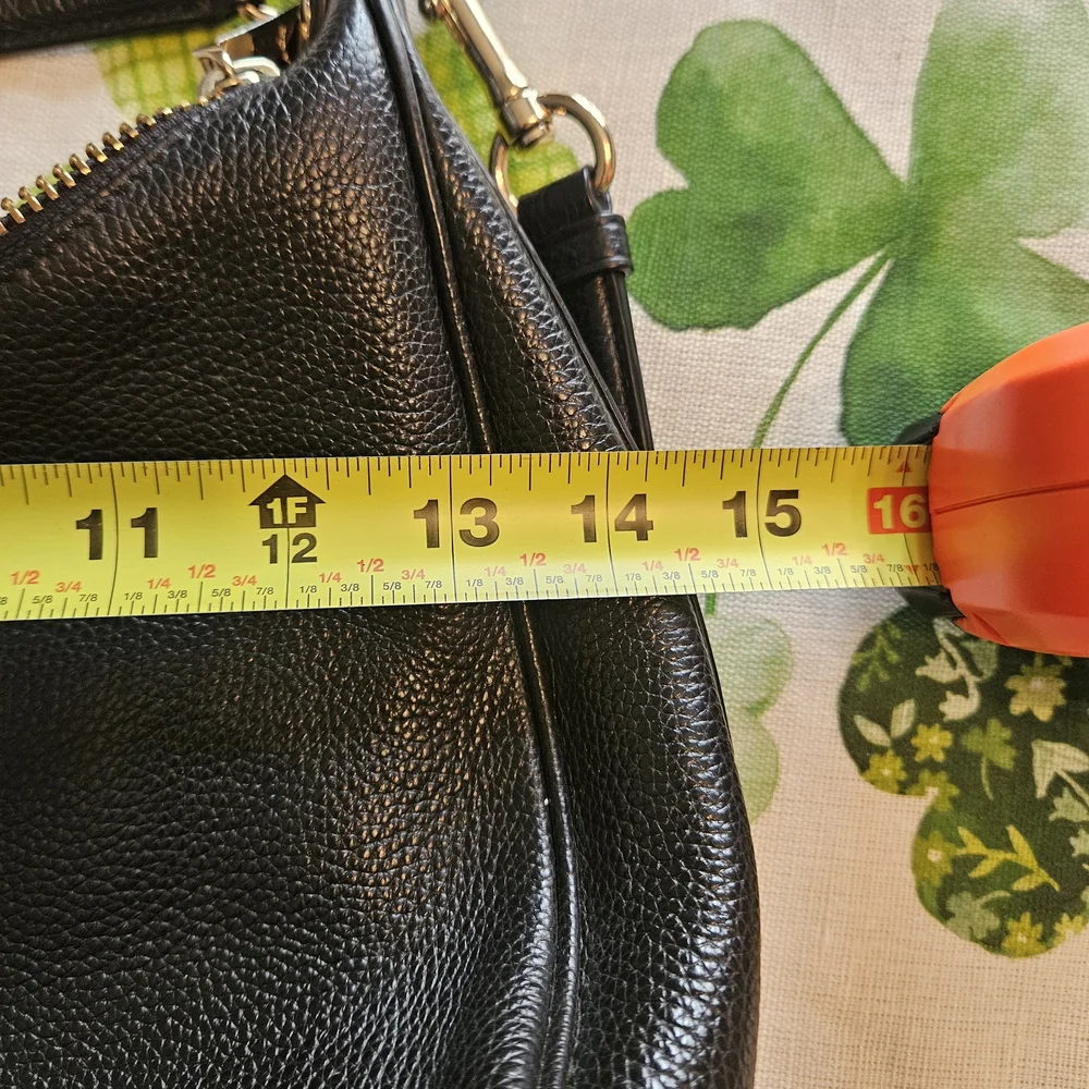 Coach Black Leather Hobo Bag - Picture 10 of 11